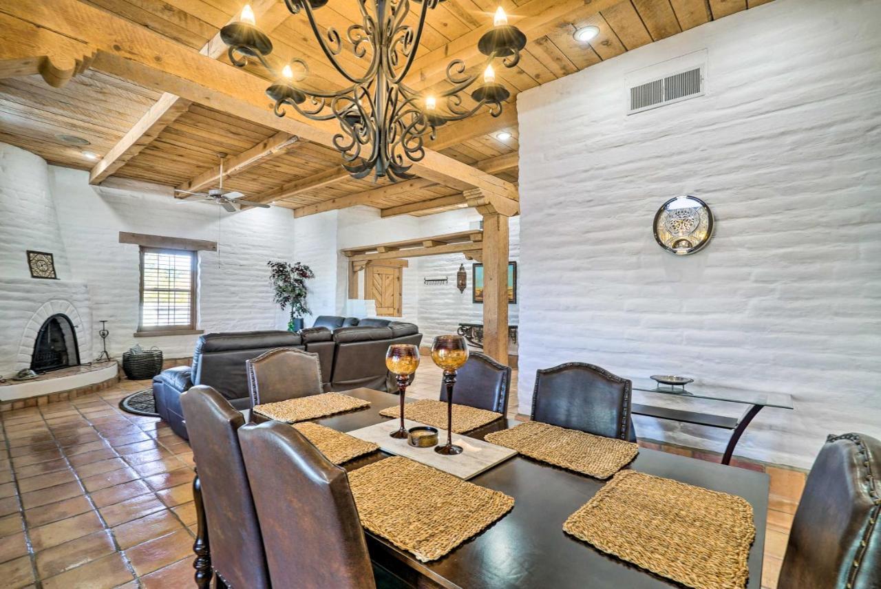Las Cruces Home La Casa Blanca With Courtyard Εξωτερικό φωτογραφία