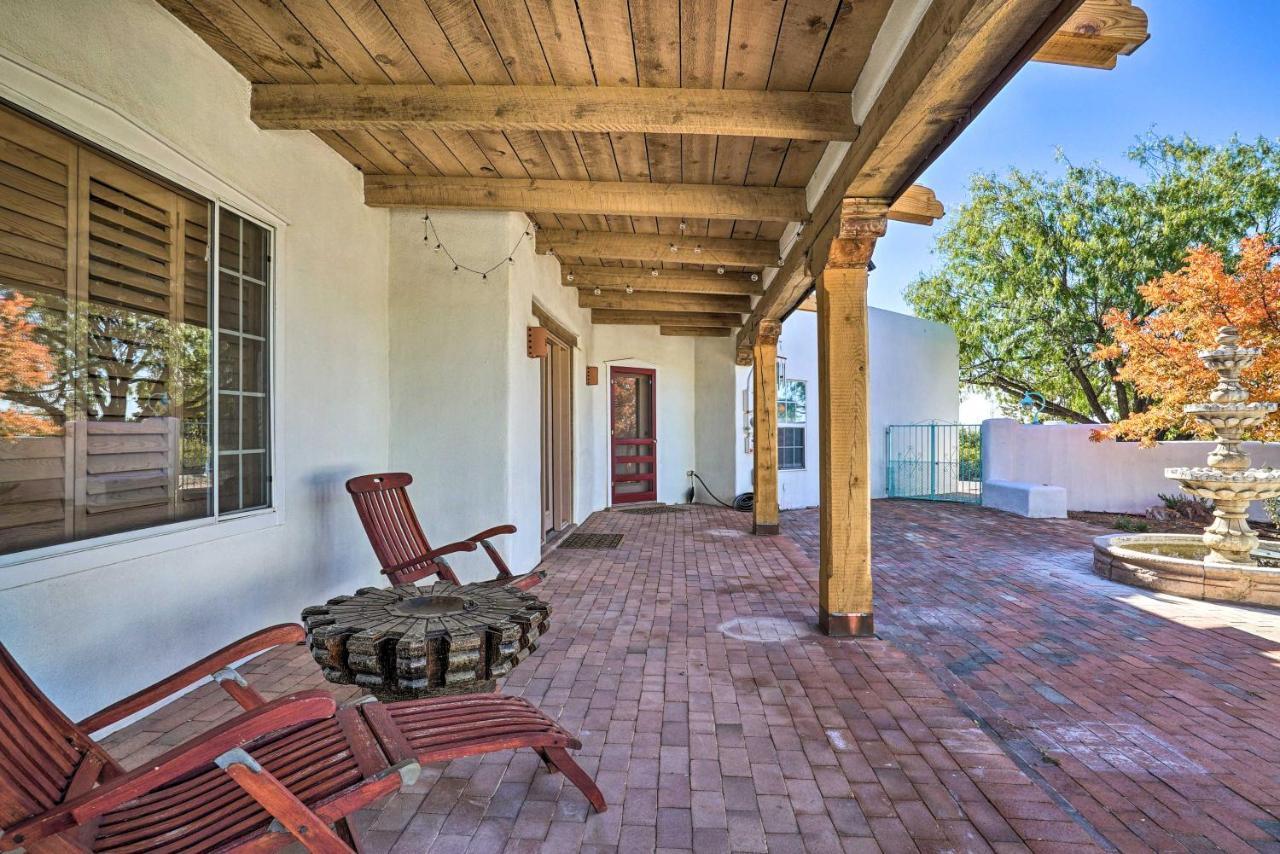Las Cruces Home La Casa Blanca With Courtyard Εξωτερικό φωτογραφία