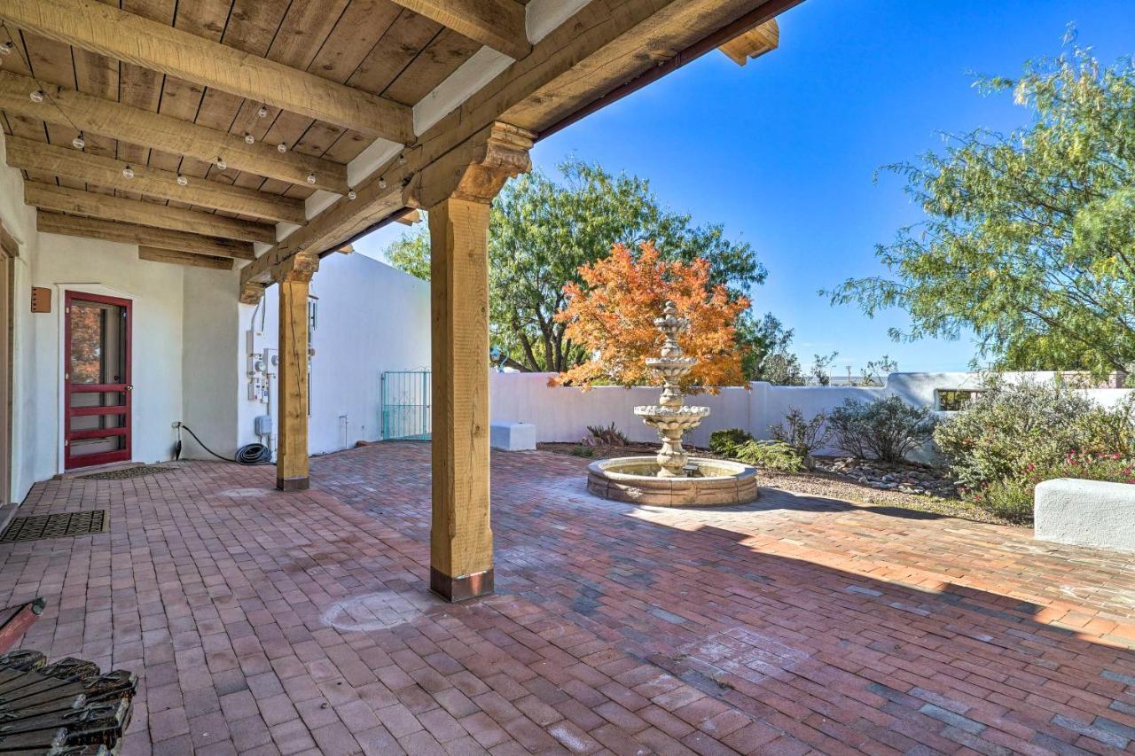 Las Cruces Home La Casa Blanca With Courtyard Εξωτερικό φωτογραφία